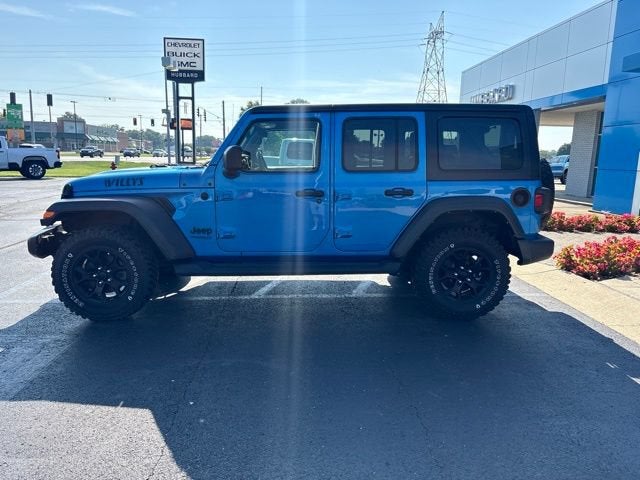 2021 Jeep Wrangler — side profile view
