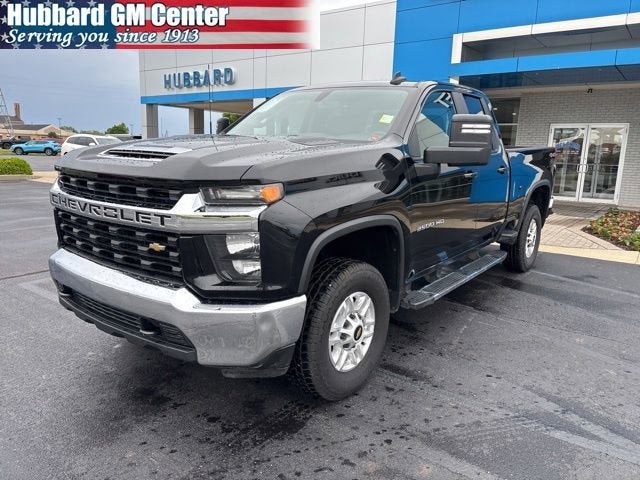 2021 Chevrolet Silverado 2500 HD LT in Black — front three-quarter view
