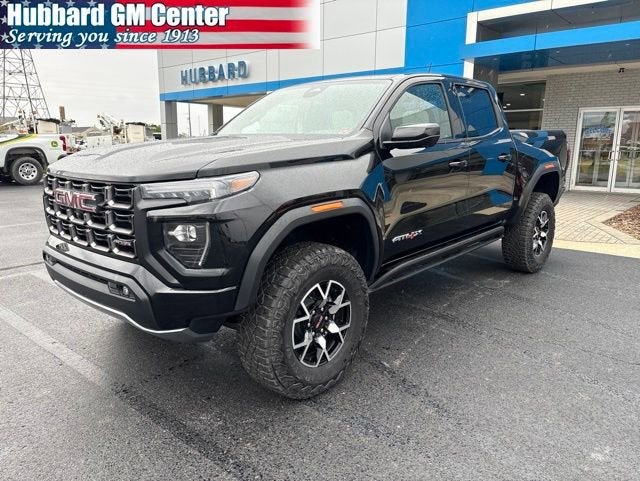 2026 GMC Canyon AT4X in Onyx Black — front three-quarter view