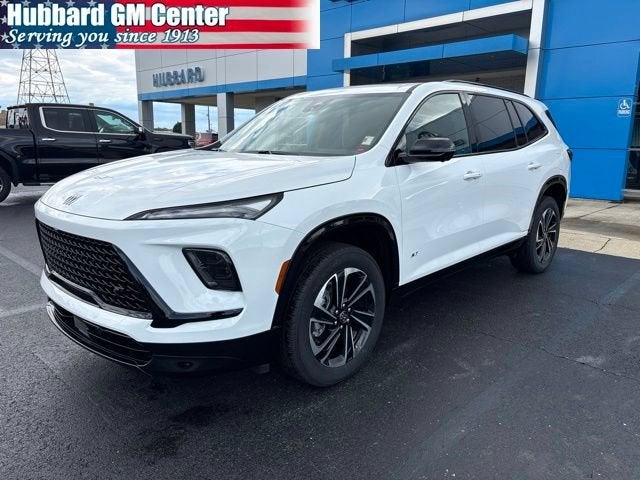 2026 Buick Enclave Sport Touring in Summit White — front three-quarter view